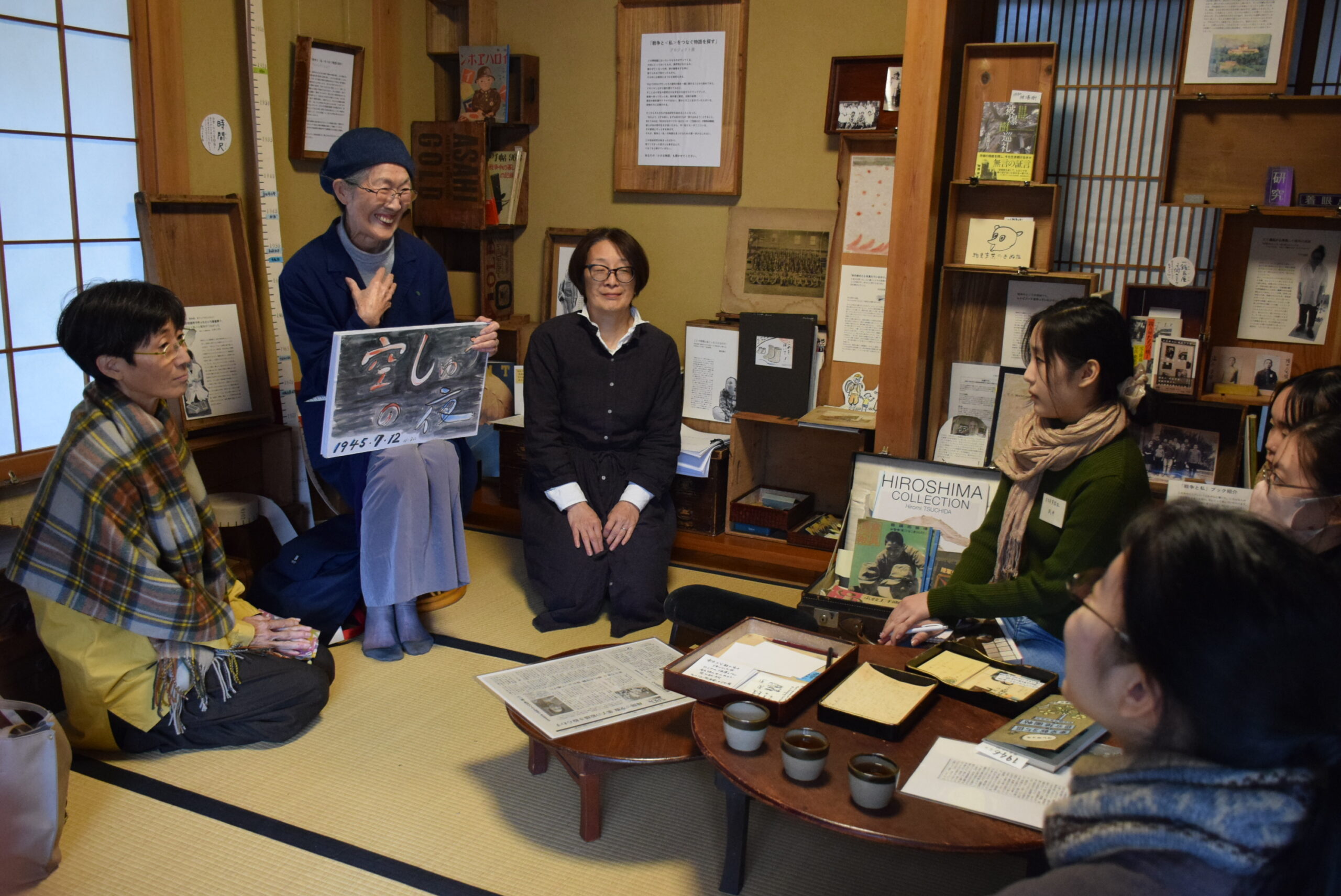 戦争体験紙芝居の読み聞かせ